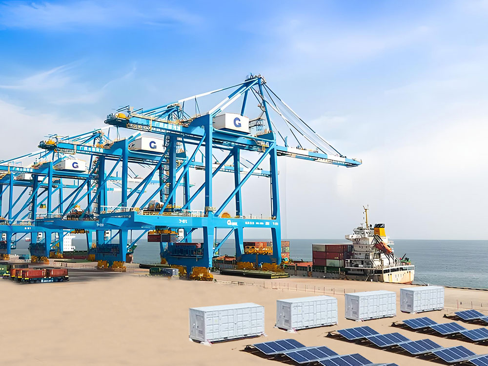 Solar Power Containers for Rive portuaire