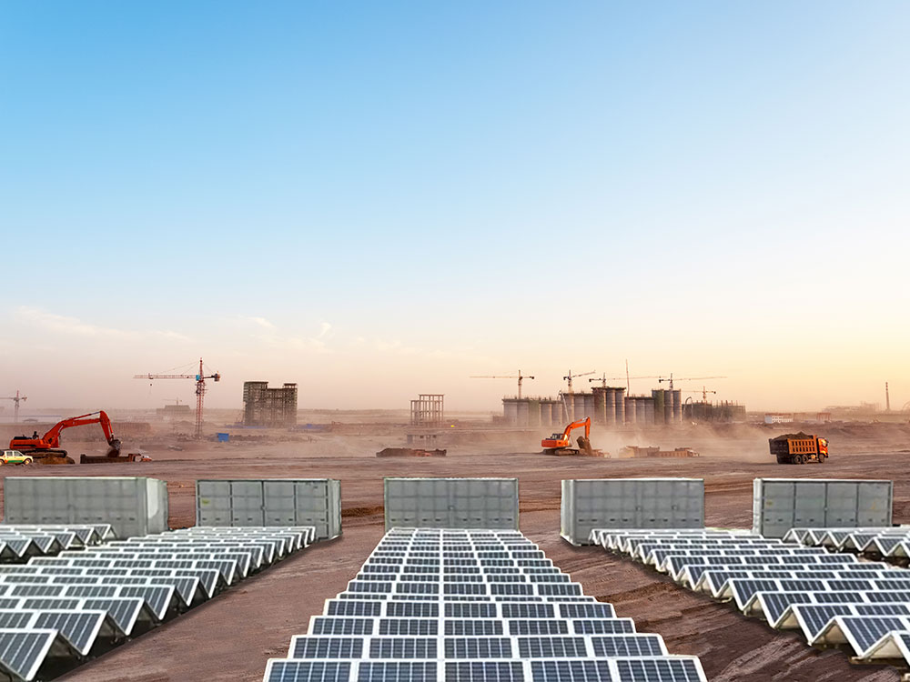 Solar Power Containers for Infrastructures