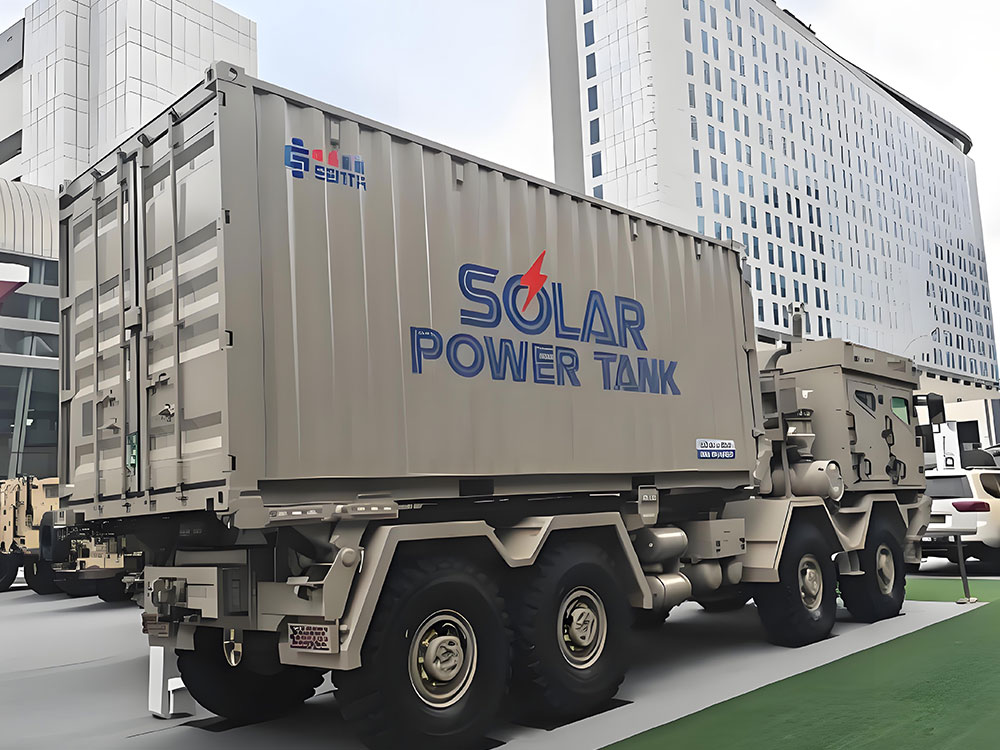 Solar Power Containers for Affaires militaires